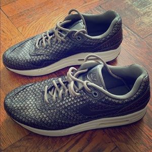 Nike Air Max 1 Snakeskin - size 8.5 women’s